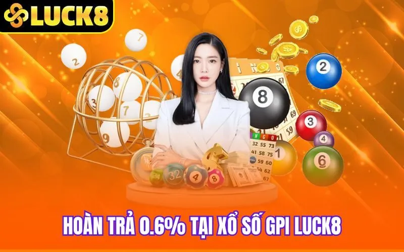 Hoàn Trả 0.6% Tại Xổ Số GPI Luck8 Ưu Đãi Cực Hot Hiện Nay